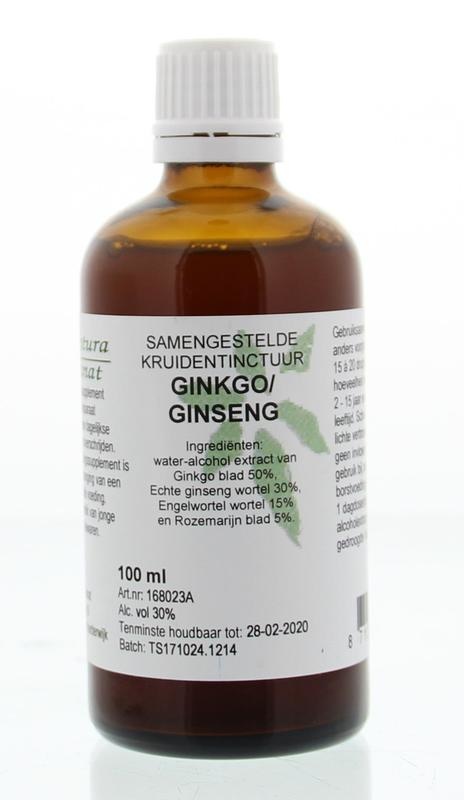 Natura Sanat Natura Sanat Ginkgo / ginseng compl tinctuur (100 ml)