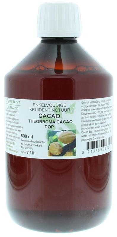 Natura Sanat Theobroma cacao cortex / cacao dop tinctuur (500 ml)