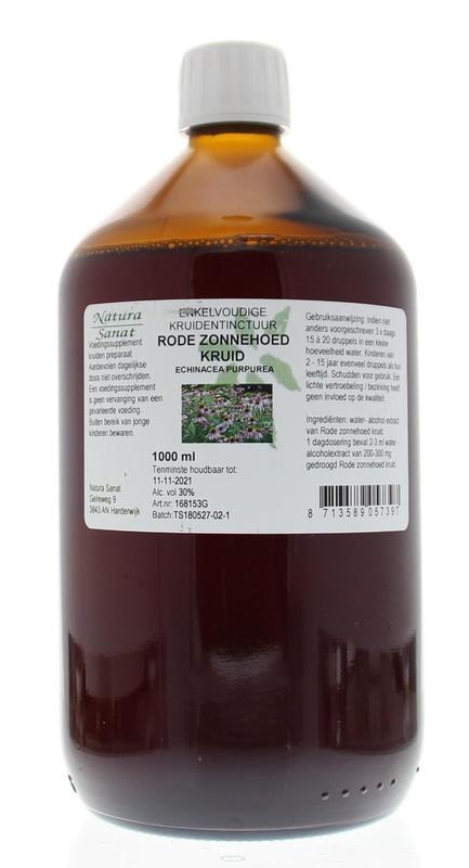 Natura Sanat Natura Sanat Echinacea purpurea kruid tinctuur (1 ltr)