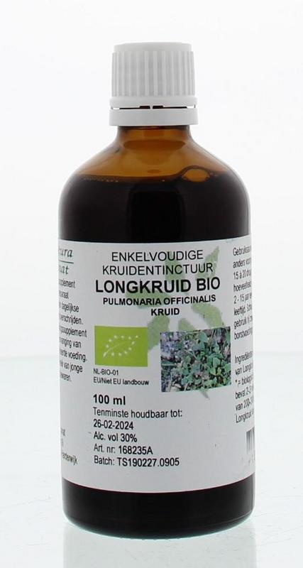 Natura Sanat Pulmonaria off herb / longkruid tinctuur bio (100 ml)