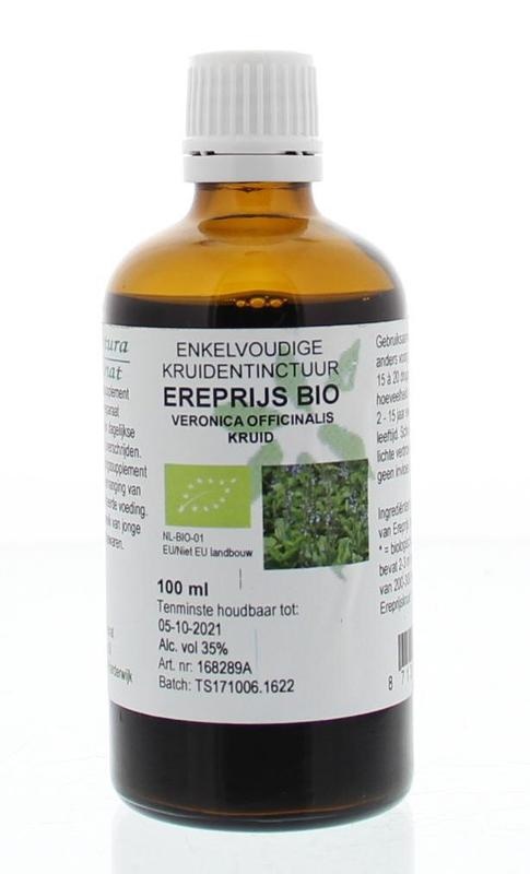 Natura Sanat Veronica off herb / ereprijskruid tinctuur bio (100 ml)