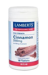 Lamberts Lamberts Kaneel 2500mg (cinnamon) (60 tab)