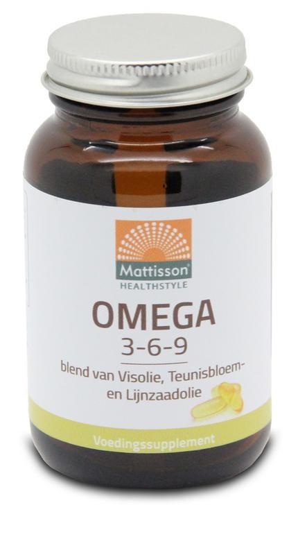 Mattisson Mattisson Omega 3 6 9 vis teunisbloem lijnzaad (60 caps)