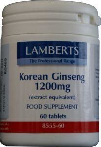 Lamberts Lamberts Ginseng Koreaans 1200mg (60 tab)