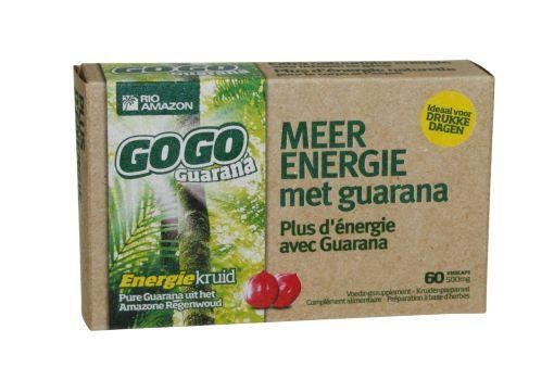 RIO Gogo guarana 500 mg maandverpakking (60 capsules)