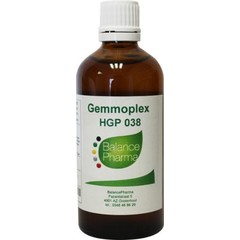 Balance Pharma HGP038 Gemmoplex lever-nier lymf (100 ml)