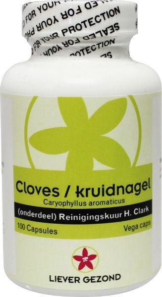 Liever Gezond Liever Gezond Cloves/kruidnagel (100 vega caps)