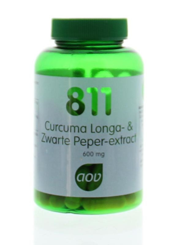 AOV 811 Curcuma longa zwarte peper (60 vega caps)