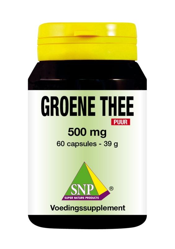 SNP SNP Groene thee 500 mg puur (60 caps)