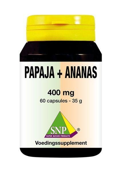 SNP SNP Papaja -ananas 400 mg (60 caps)