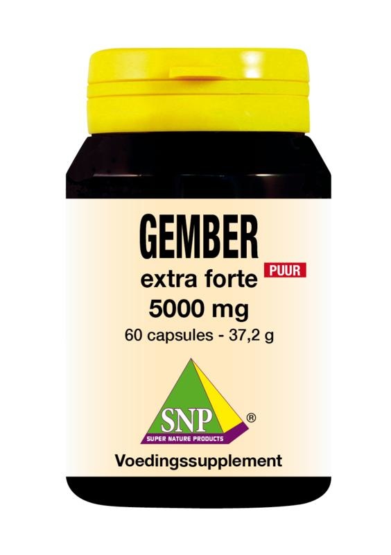 SNP SNP Gember 5000 mg puur (60 caps)