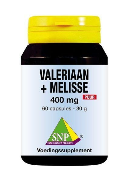 SNP SNP Valeriaan melisse 400 mg puur (60 caps)