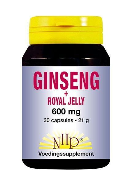 NHP NHP Ginseng royal jelly 600 mg (30 caps)