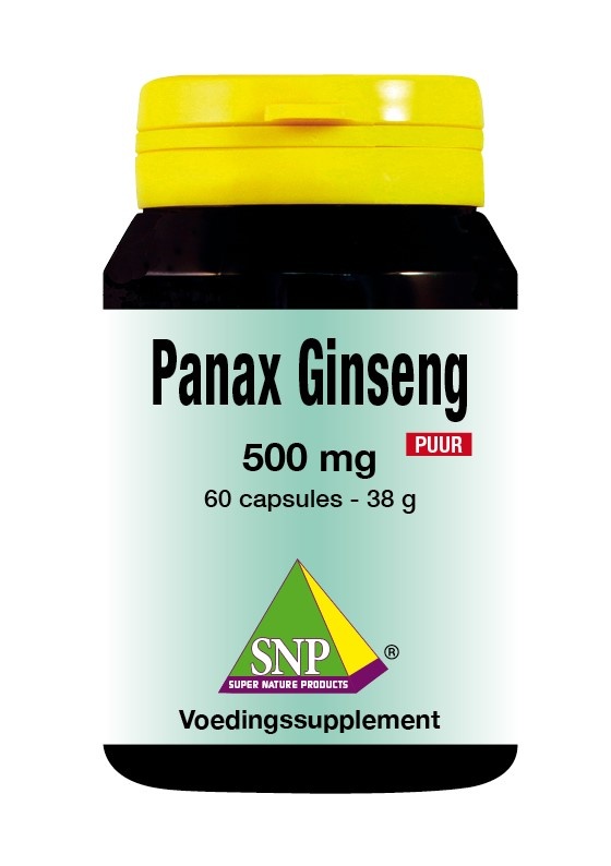 SNP Panax ginseng 500 mg puur (60 capsules)