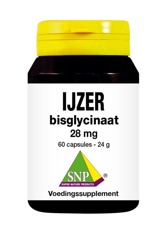 SNP SNP IJzer bisglycinaat 28mg (60 caps)