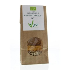 Vitiv Peperkorrels wit bio (40 gr)