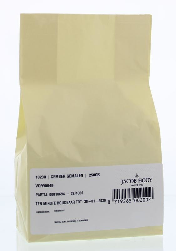 Jacob Hooy Jacob Hooy Gember gemalen (250 gr)