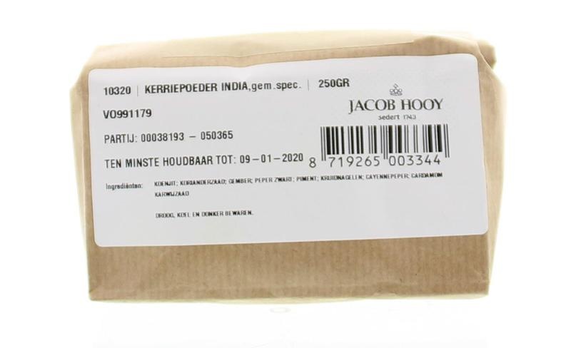 Jacob Hooy Jacob Hooy Kerriepoeder India (250 gr)