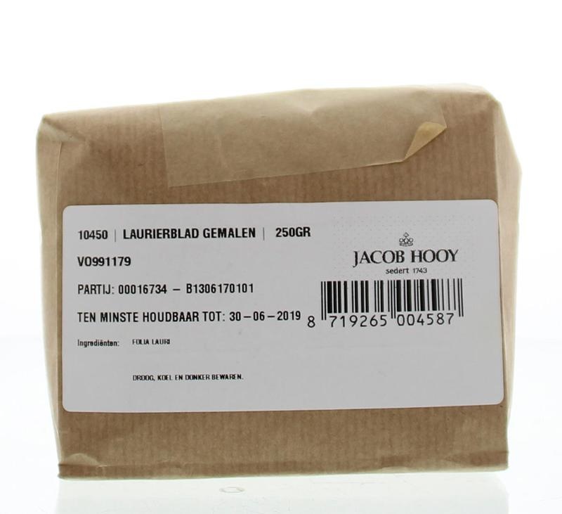 Jacob Hooy Jacob Hooy Laurierblad gemalen (250 gr)