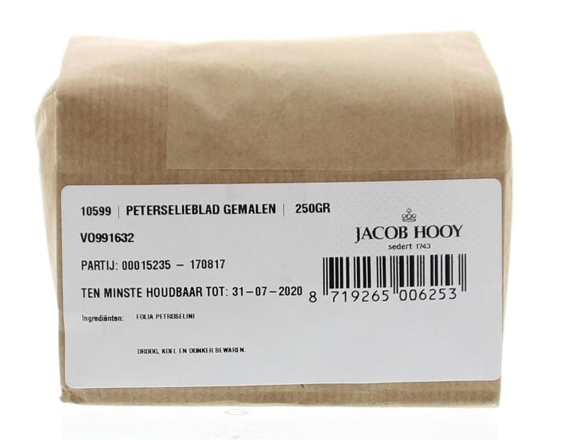 Jacob Hooy Jacob Hooy Peterselieblad gemalen (250 gr)