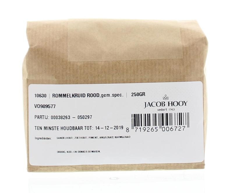 Jacob Hooy Jacob Hooy Rommelkruid rood (250 gr)