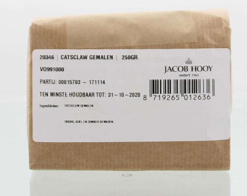 Jacob Hooy Jacob Hooy Cats claw gemalen (250 gr)