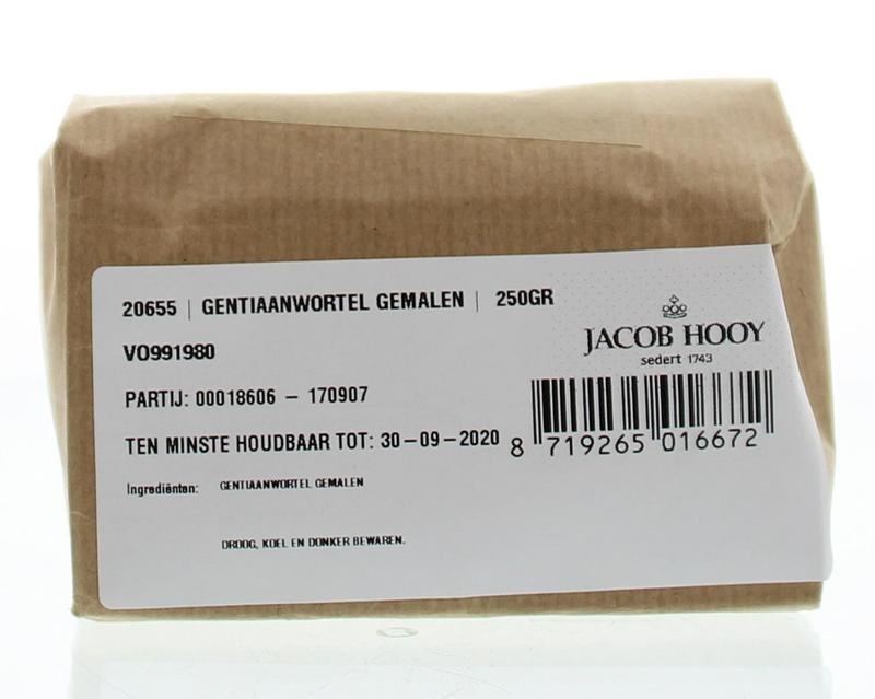 Jacob Hooy Jacob Hooy Gentiaanwortel gemalen (250 gr)