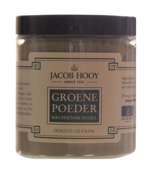 Jacob Hooy Jacob Hooy Groene poeder pot (100 gr)