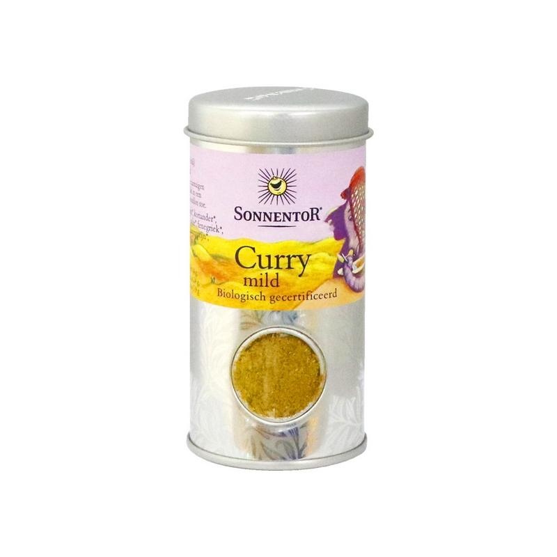 Sonnentor Sonnentor Curry mild metalen bus bio (45 gr)