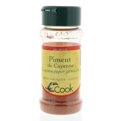 Cook Cayennepeper gemalen bio (40 gr)