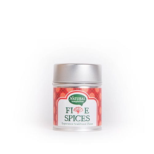 Nat Temptation Nat Temptation Five spices blikje natural spices bio (50 gr)