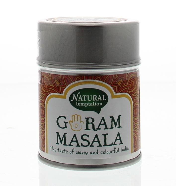 Nat Temptation Nat Temptation Garam masala blikje natural spices bio (50 gr)