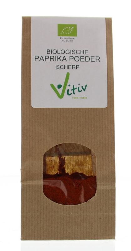 Vitiv Vitiv Paprika poeder scherp bio (50 gr)