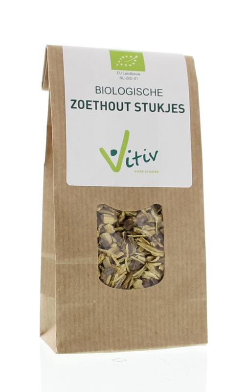 Vitiv Vitiv Zoethoutstukjes bio (50 gr)