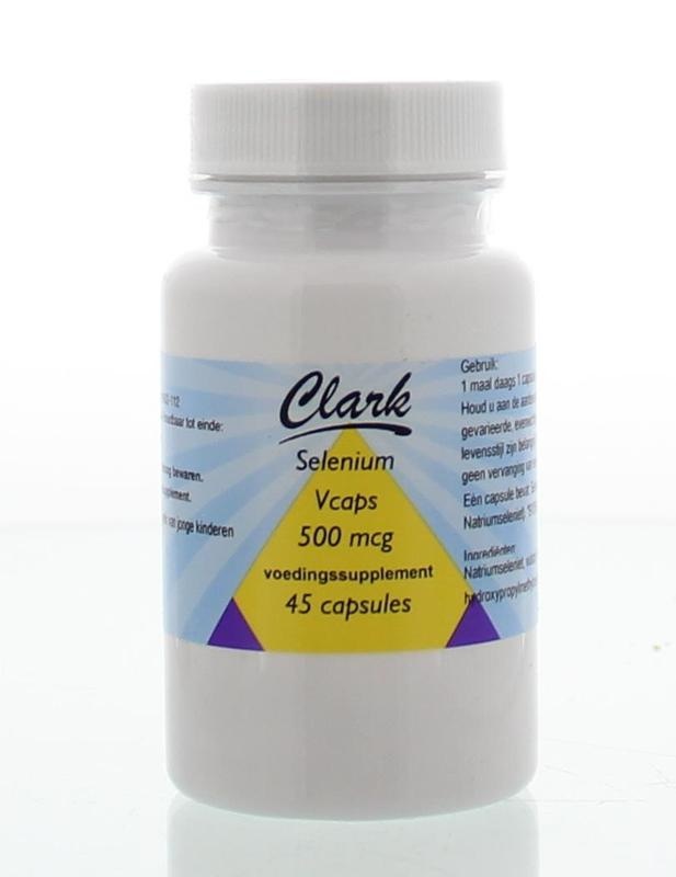 Clark Clark Selenium 500mcg (Natrium Seleniet) (45 vega caps)