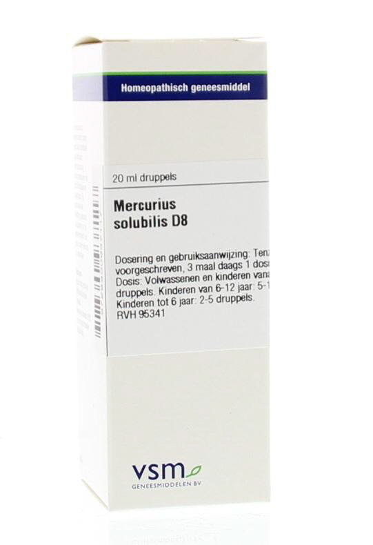 VSM VSM Mercurius Solubilis D8 (20 ml)
