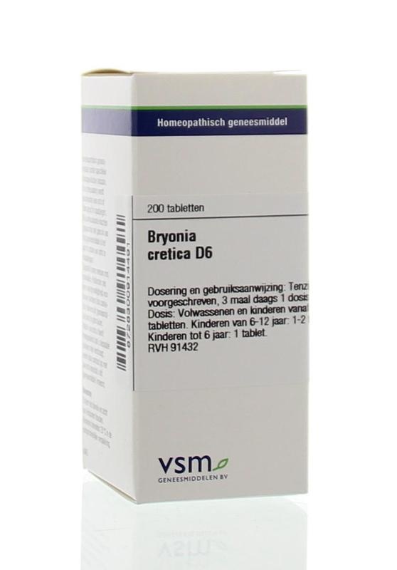 VSM VSM Bryonia cretica (alba) D6 (200 tab)