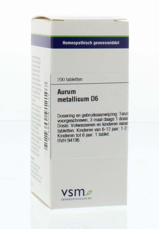 VSM VSM Aurum metallicum D6 (200 tab)