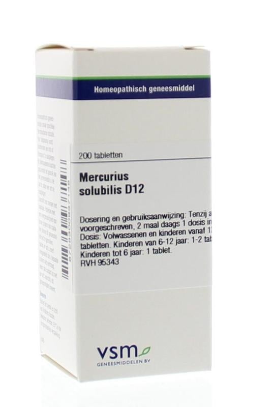 Mercurius solubilis D12