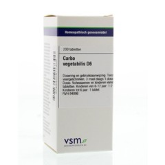 VSM Carbo vegetabilis D6 (200 tab)
