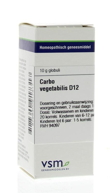 Carbo vegetabilis D12