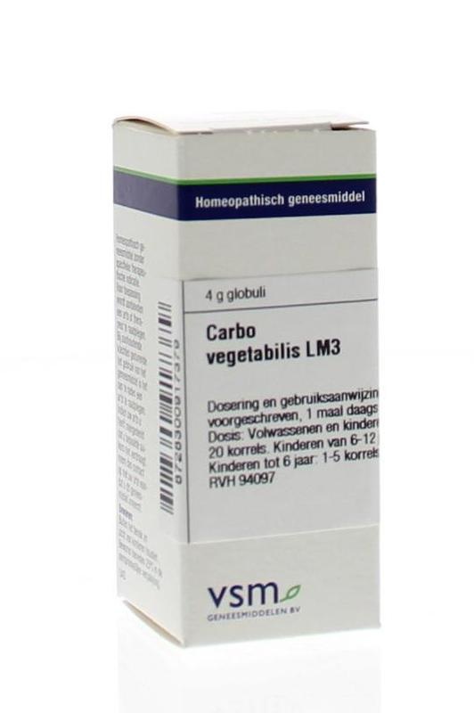 VSM VSM Carbo vegetabilis LM3 (4 gr)