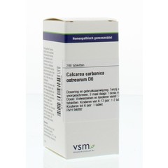VSM Calcarea carbonica ostrearum D6 (200 tabletten)