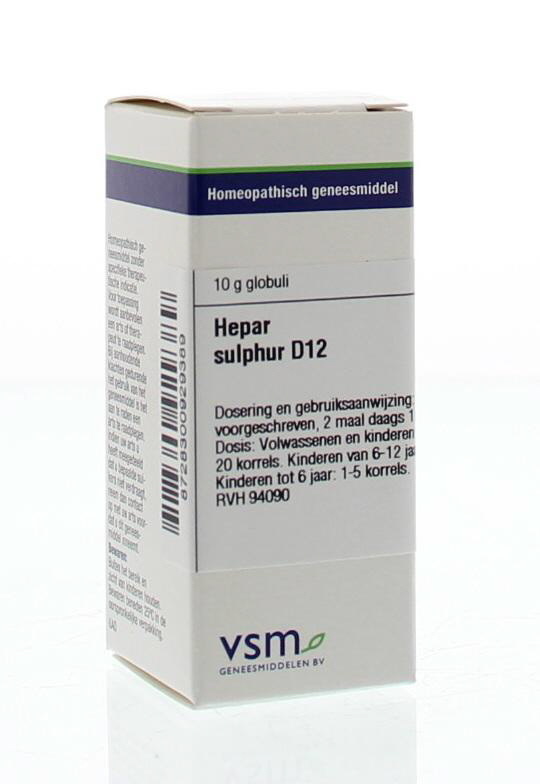 Hepar sulphur D12