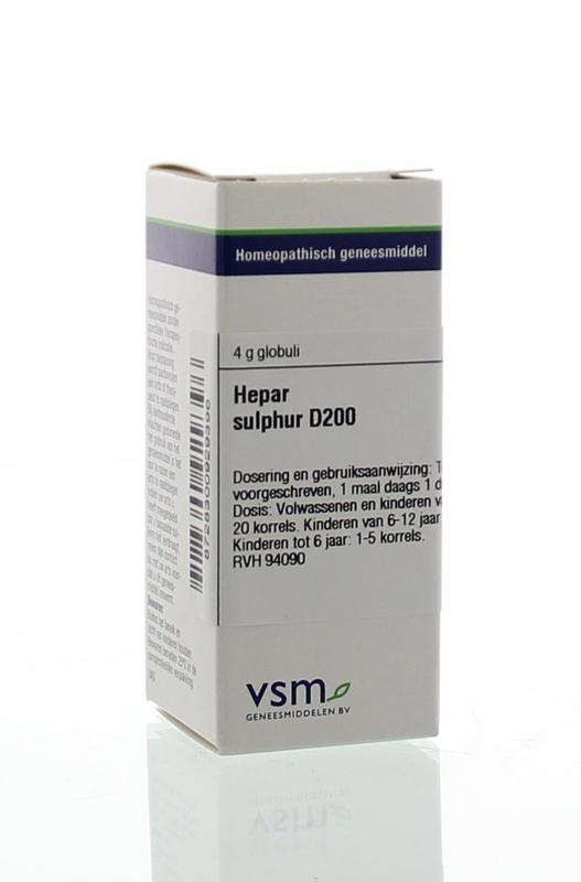 VSM VSM Hepar sulphur D200 (4 gr)
