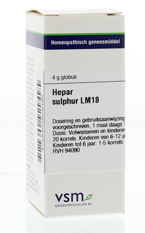 Hepar sulphur LM18