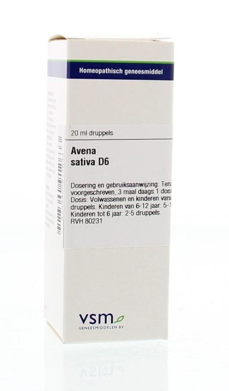 VSM VSM Avena sativa D6 (20 ml)