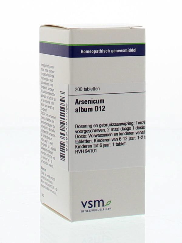 VSM VSM Arsenicum album D12 (200 tab)