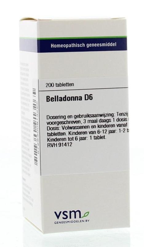 VSM VSM Belladonna D6 (200 tab)