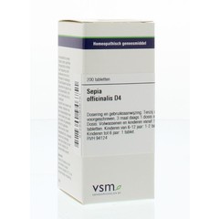 VSM Sepia officinalis D4 (200 tabletten)